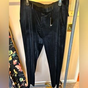 Asos Men’s Skinny Fit velvet Black pants SZ 34x30